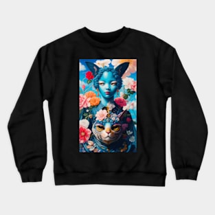 Mystery, cute, magic, and meow - the perfect combination Crewneck Sweatshirt